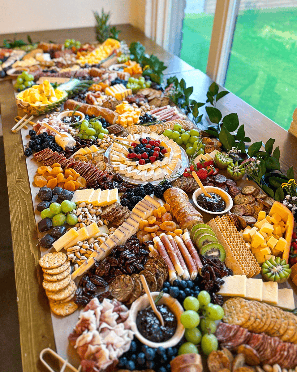 Custom Cheese and Charcuterie Spread